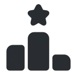 Ranking 1 SVG Icon